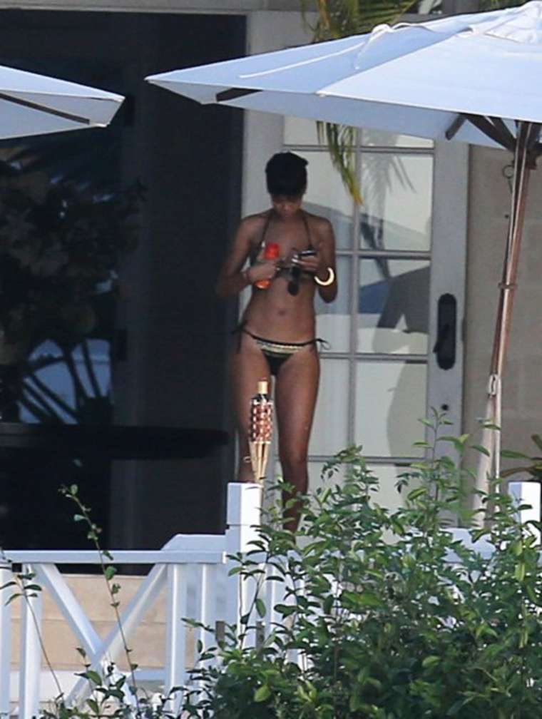 Rihanna - Bikini Body On Vacation in Barbados